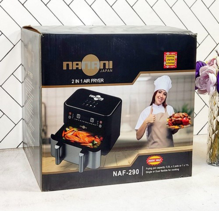 سرخ کن نانانی NAF-290 دو قلو ۱۱ لیتری ۲۶۰۰ وات