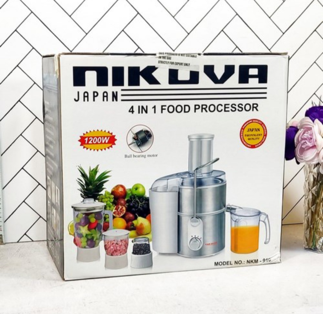 آبمیوه گیری 4 کاره نیکوا NKM-910 سفید