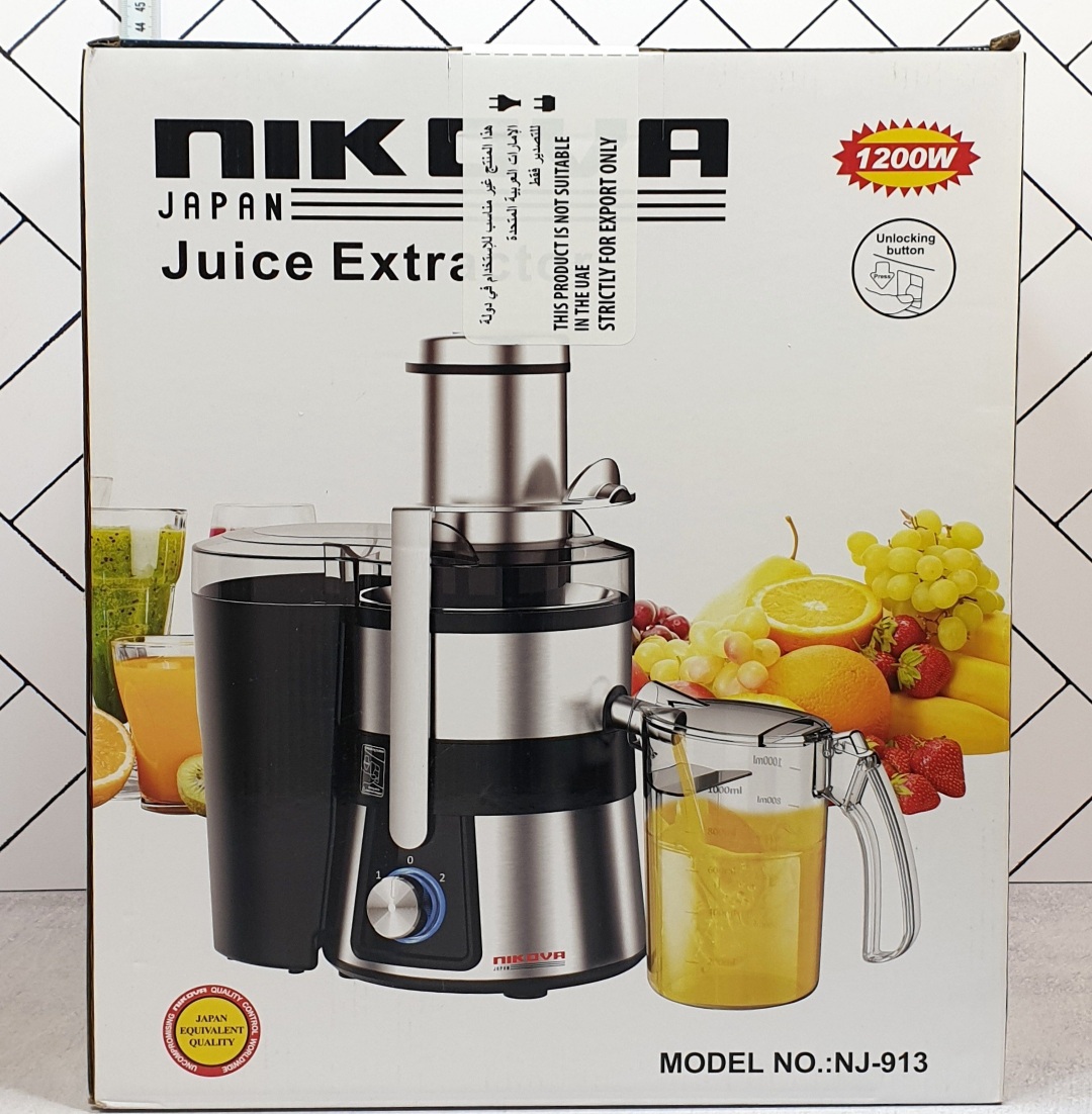 آبمیوه گیری تک کاره نیکوا NJ-913 ژاپنی ۱۲۰۰ وات