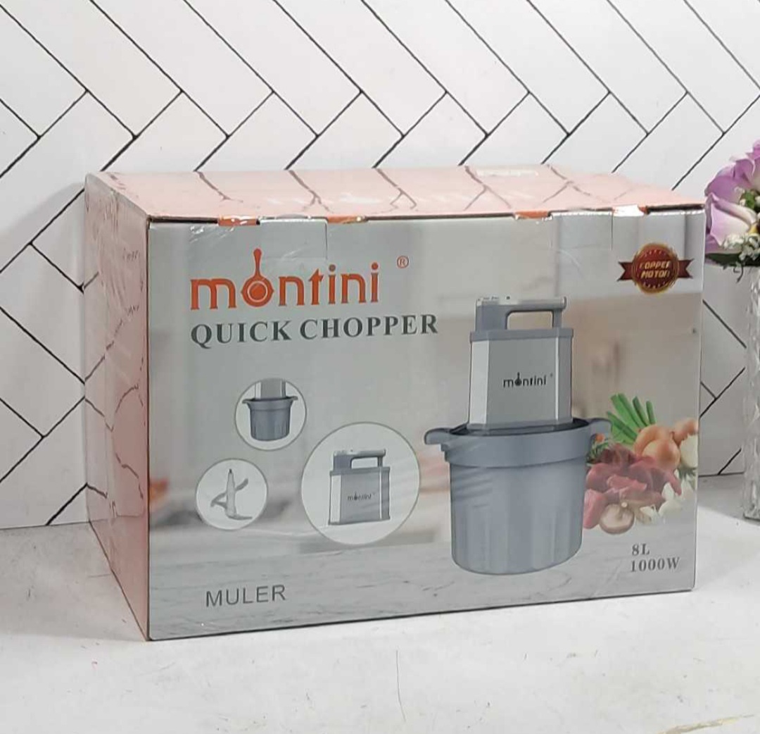 خردکن و غذاساز ۸ لیتری مونتینی مدل MULER ۱۰۰۰ وات
