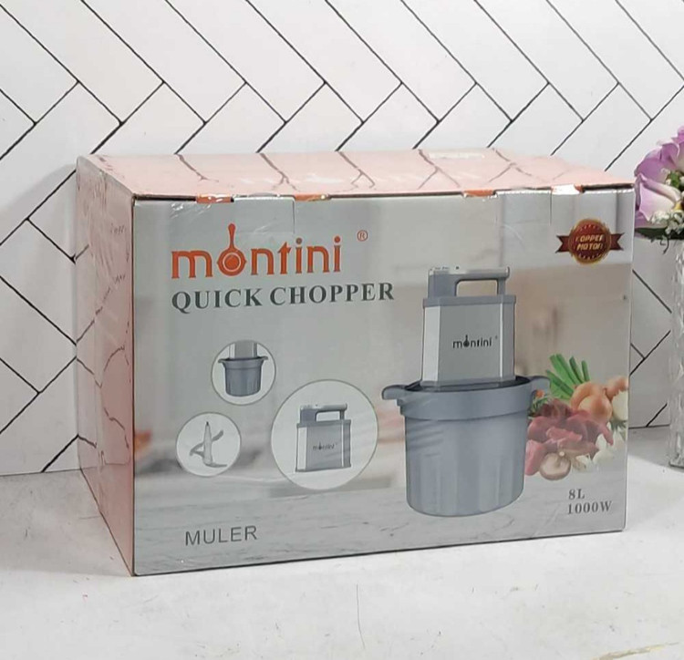 خردکن و غذاساز ۸ لیتری مونتینی مدل MULER ۱۰۰۰ وات