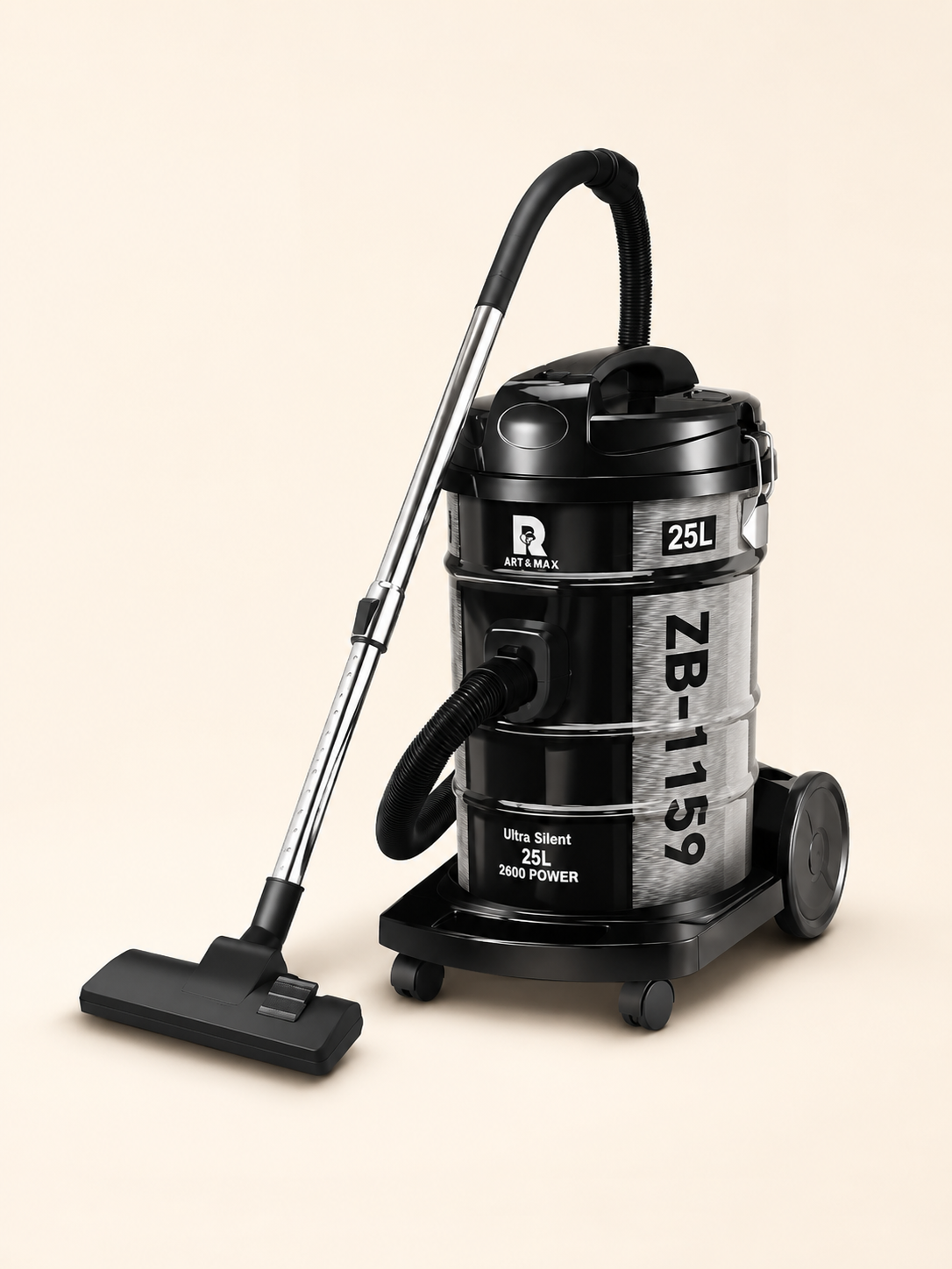 جارو برقی سطلی 25 لیتر 2700 وات زومبا ZB-1159