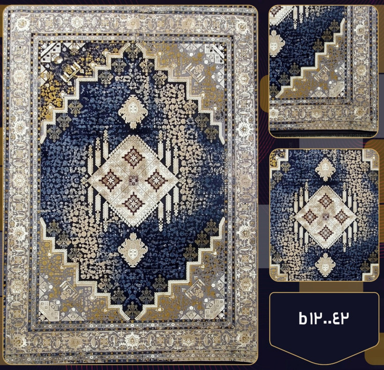 فرش 1200 شانه کد b120042 تراکم 3600 فرش عالی مقام