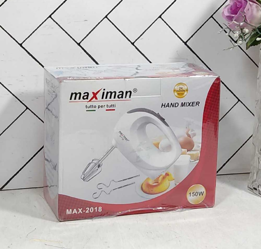 همزن گیربکسی ۱۵۰ وات مکسی من مدل MAX-2018