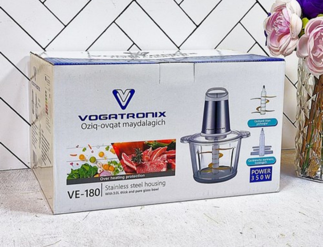 خردکن ۳ لیتری وگاترونیکس مدل VE-180 تیغه طلایی