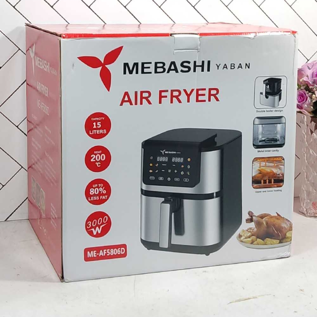 سرخ کن ۱۵ لیتری دو المنت مباشی مدل ME-AF5806D ۳۰۰۰ وات