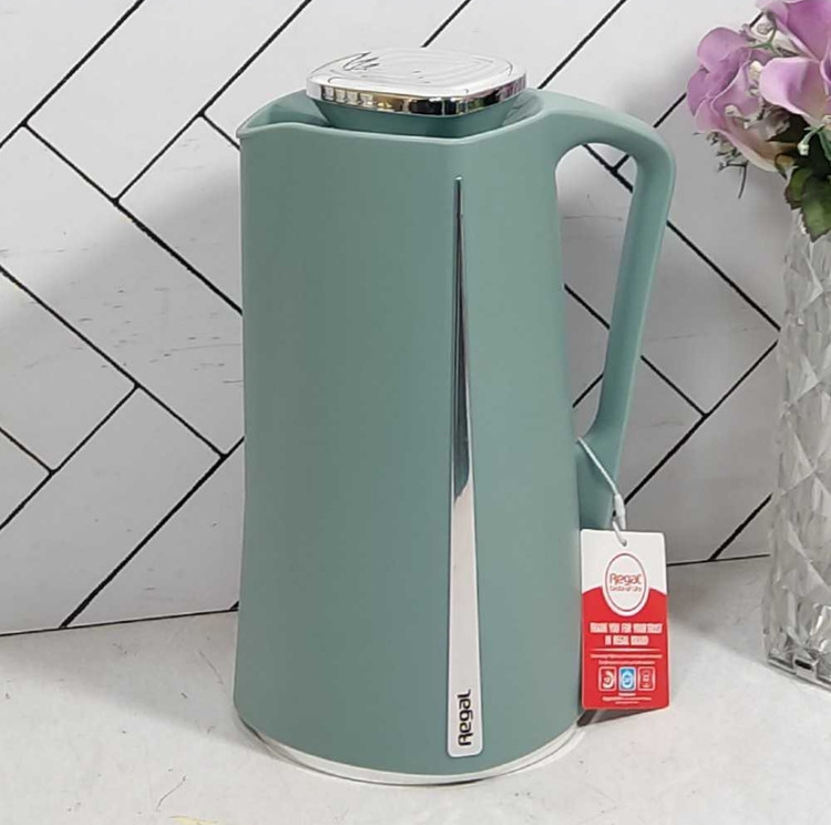 فلاسک ۱ لیتری رگال مدل RGP38-10 نقره ای